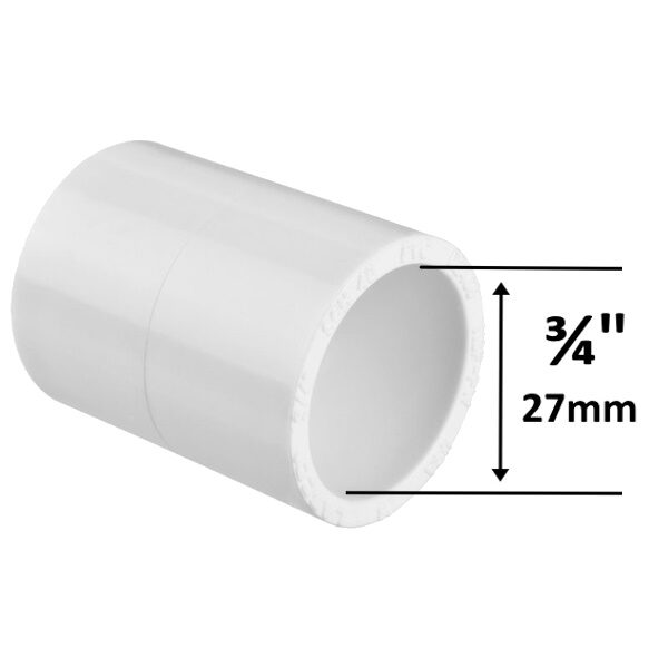 PVC Muff 3/4" F/F