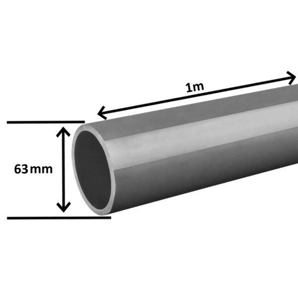 PVC rör 63 mm 1 M
